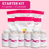AgelessLX Starter Kit: 6 Capsules + 6 Lemonade Professional