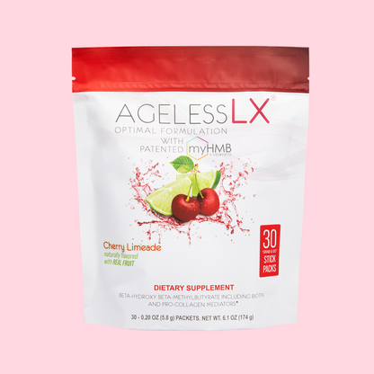 AgelessLX Cherry Limeade HMB supplement for women