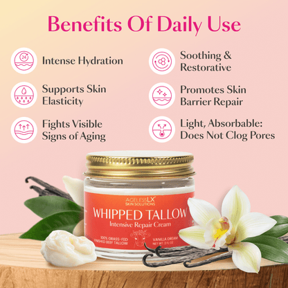 AgelessLX Whipped Tallow Intensive Repair Cream