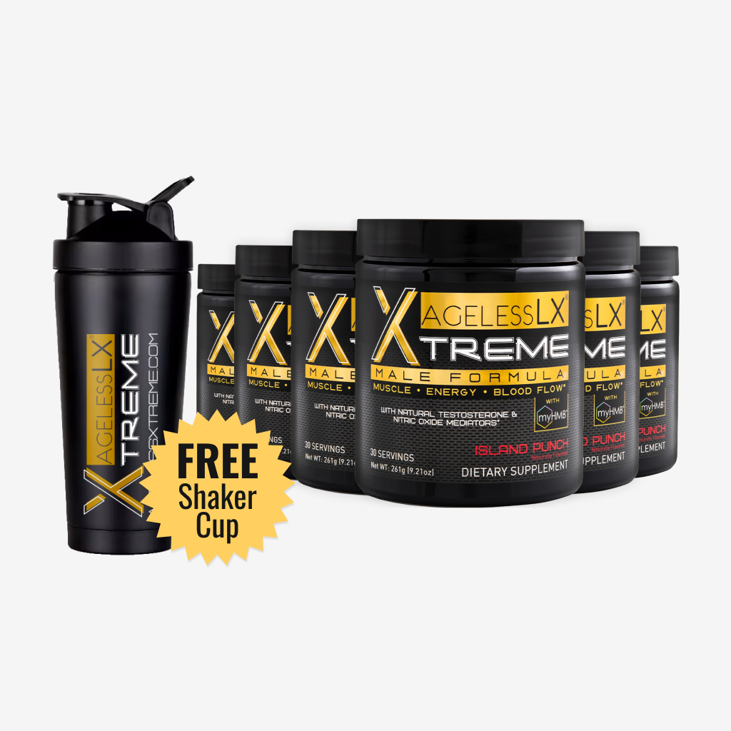 Xtreme Male Formula 6-canister bundle with free gift