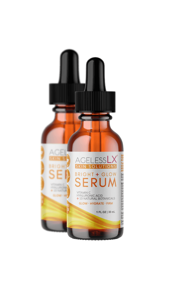 2 AgelessLX Skin Solutions Bright + Glow Serum