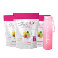3 Bags AgelessLX Strawberry Lemonade