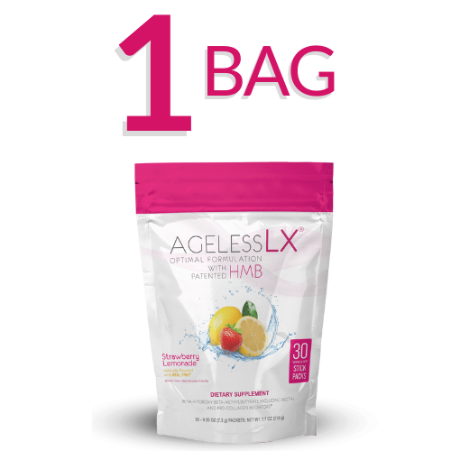 1 Bag AgelessLX Strawberry Lemonade