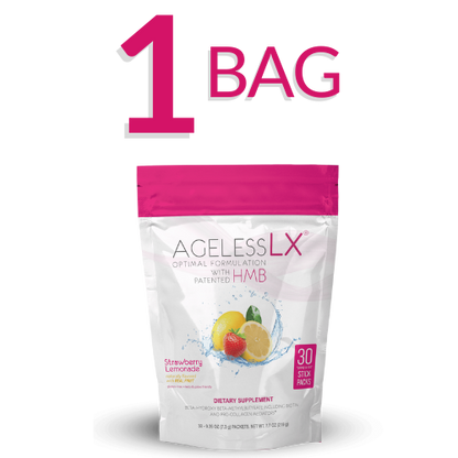 1 Bag AgelessLX Strawberry Lemonade