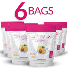Load image into Gallery viewer, 6 Bags AgelessLX Strawberry Lemonade
